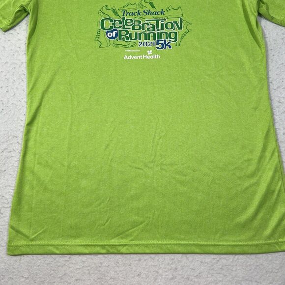 Leslie Jordan Women's Small Track Shack 2021 5K Race Athletic Graphic T Shirt - Picture 5 of 11